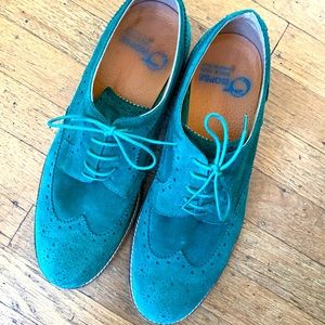 Italian Suede Oxfords